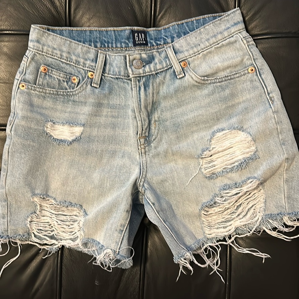 Gap Mid-Rise Denim Shorts